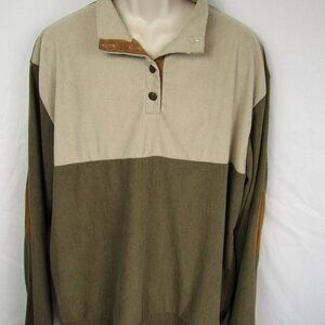 Men's | Corduroy | Henley |  Long Sleeve Shirt | XXL